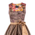 2-teiliges Midi Dirndl für Damen - Trachtenkleid für das Oktoberfest